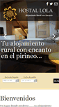 Mobile Screenshot of hostal-lola.com